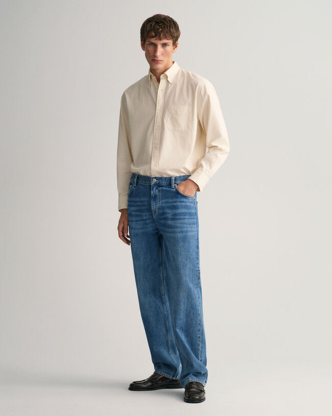 Relaxed Fit Stonewashed Jeans