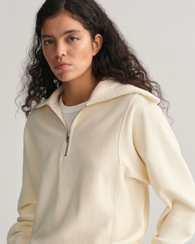 Sportswear Sweatshirt mit Rei&szlig;verschlusskragen