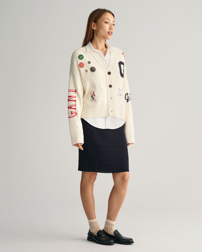 Strukturierter Strickrock