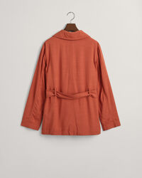 Relaxed Fit Blazer mit G&uuml;rtel