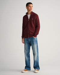 Struktur Strickjacke aus Baumwolle