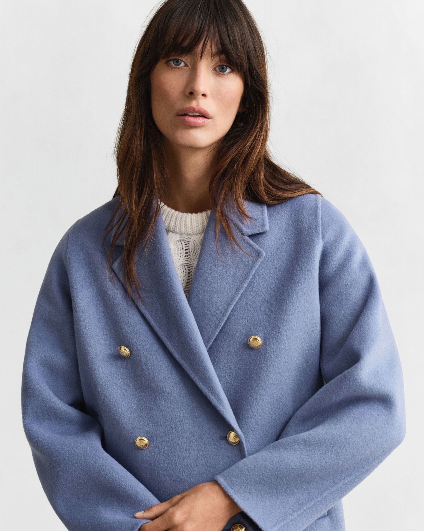 Caban in handgenähter Optik