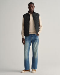 Gesteppte Windcheater Weste