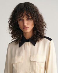 Hemdblusenkleid im Blockfarbendesign