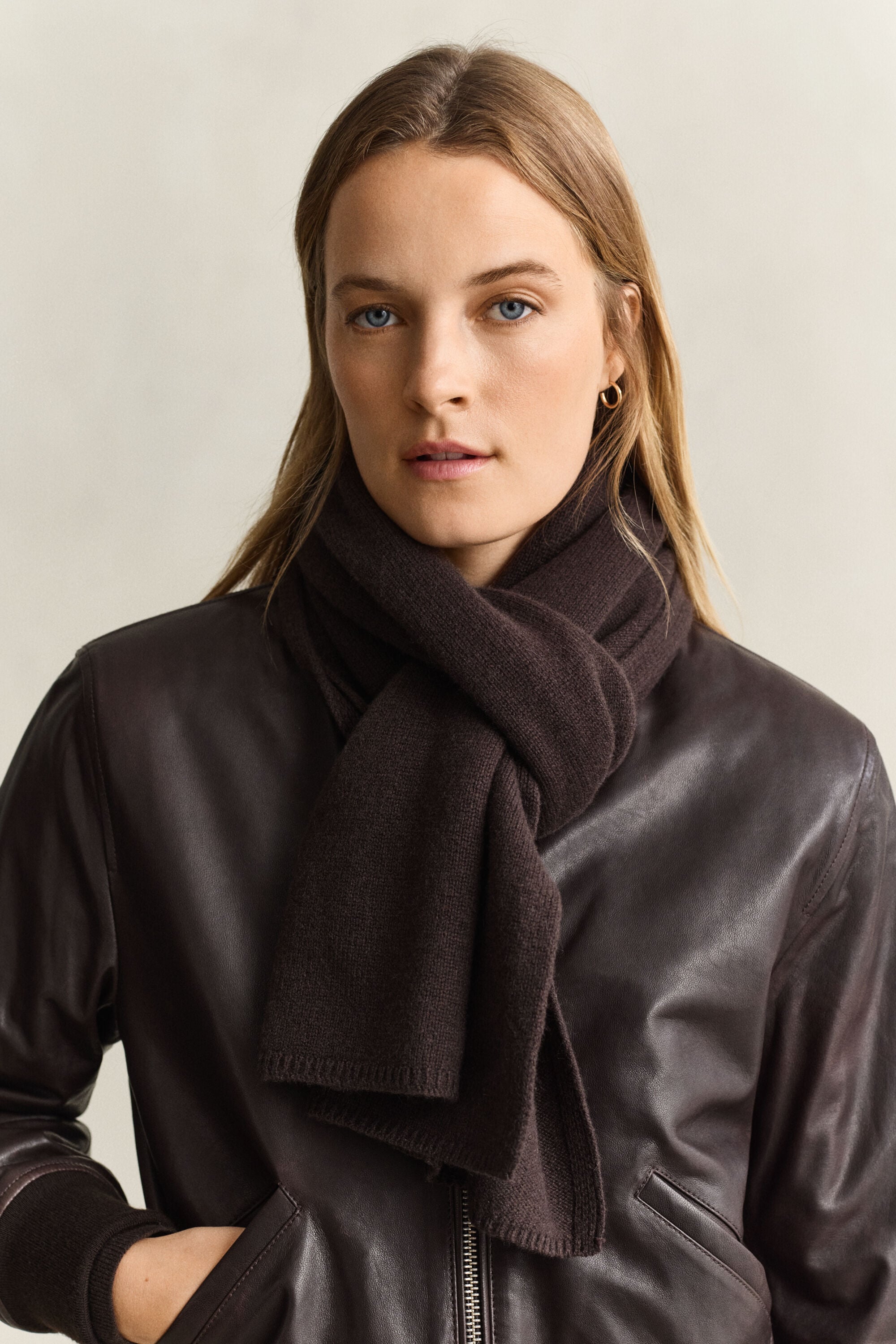 Sciarpa in lana e cashmere