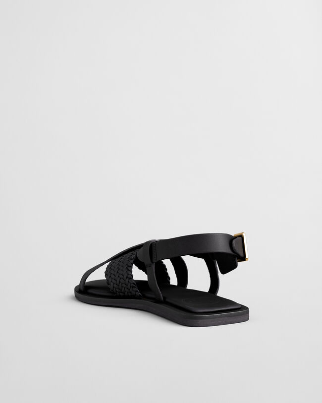 Sunlaz Geflochtene Ledersandale