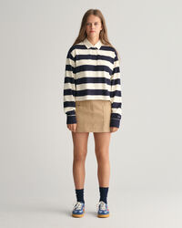 Teens Girls Verk&uuml;rzter Rugger mit Streifen