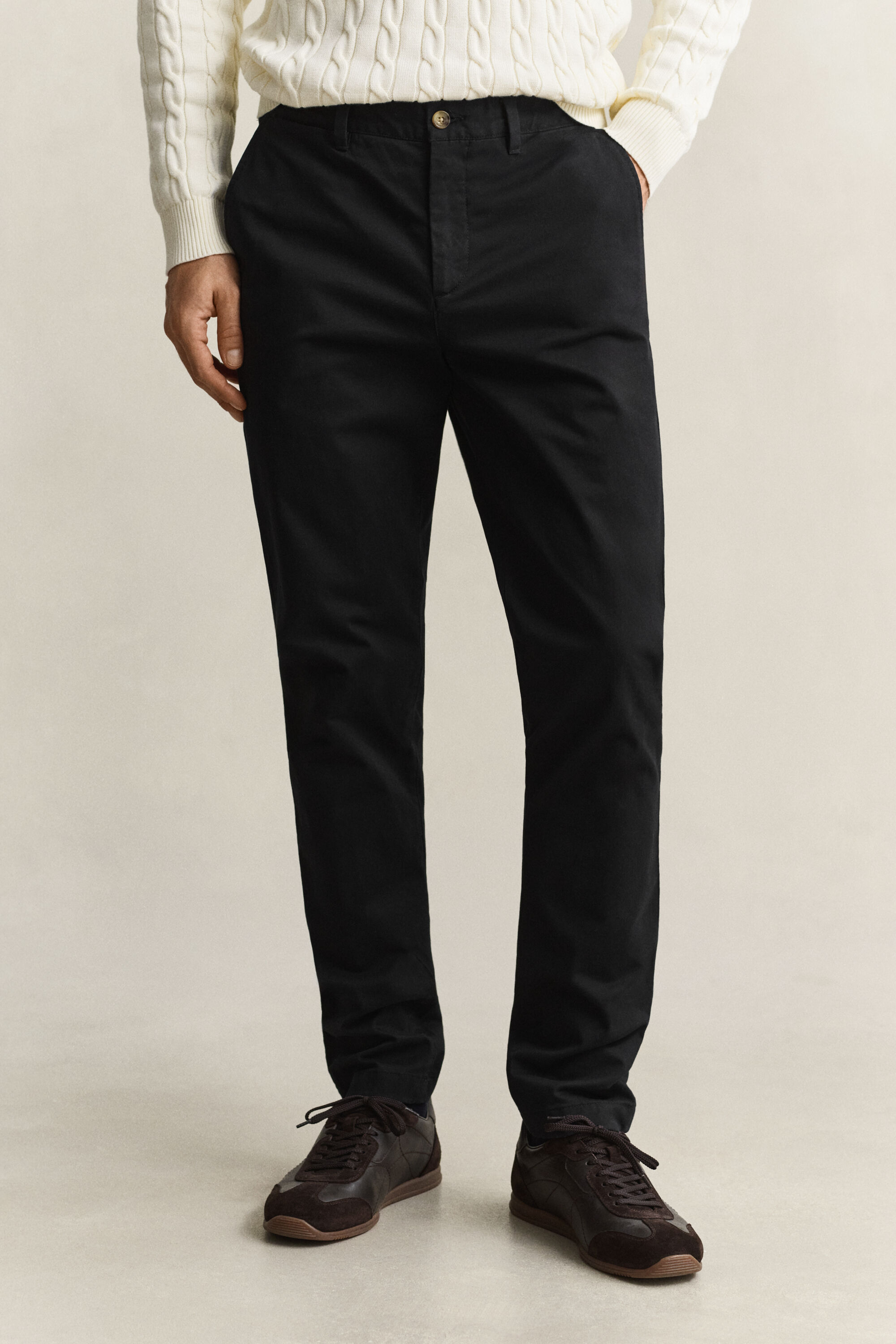 Pantalon chino slim classique