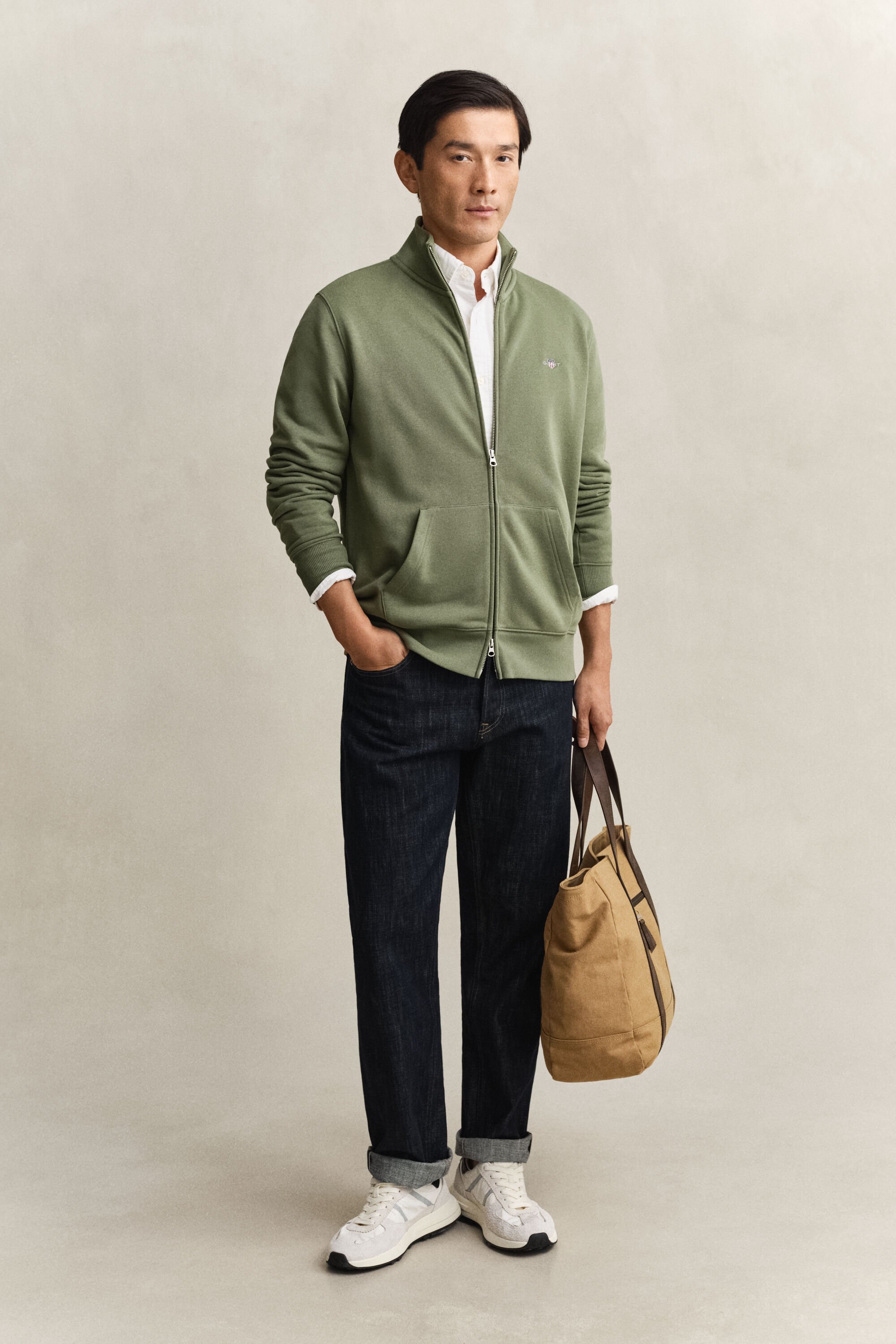 Felpa Shield con zip