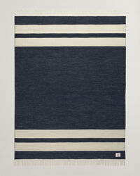 Gestreifte Wolldecke