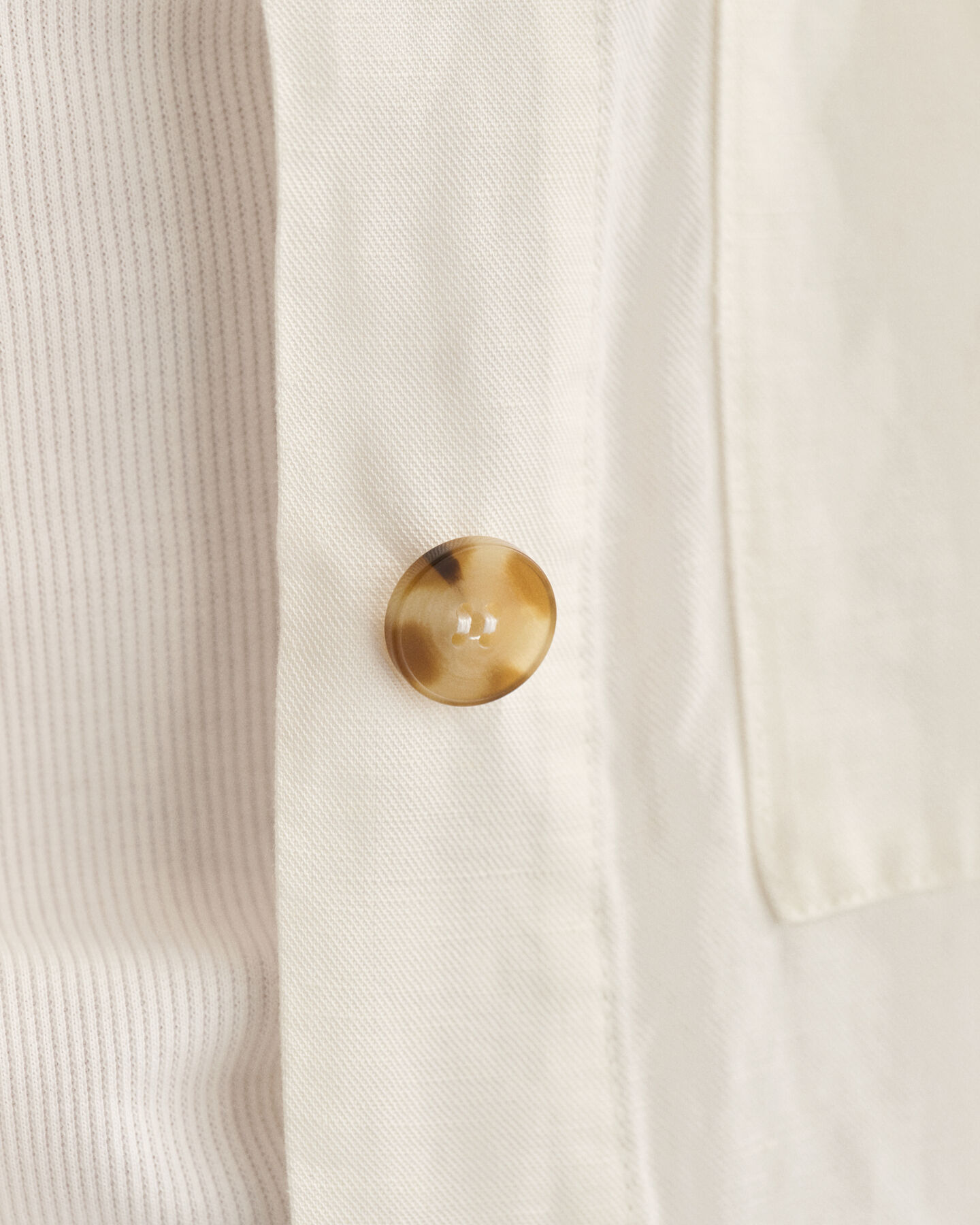 Hemdjacke aus Leinenmischung