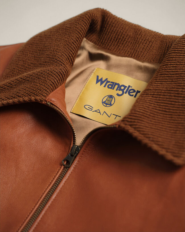 Wrangler x GANT Lederjacke