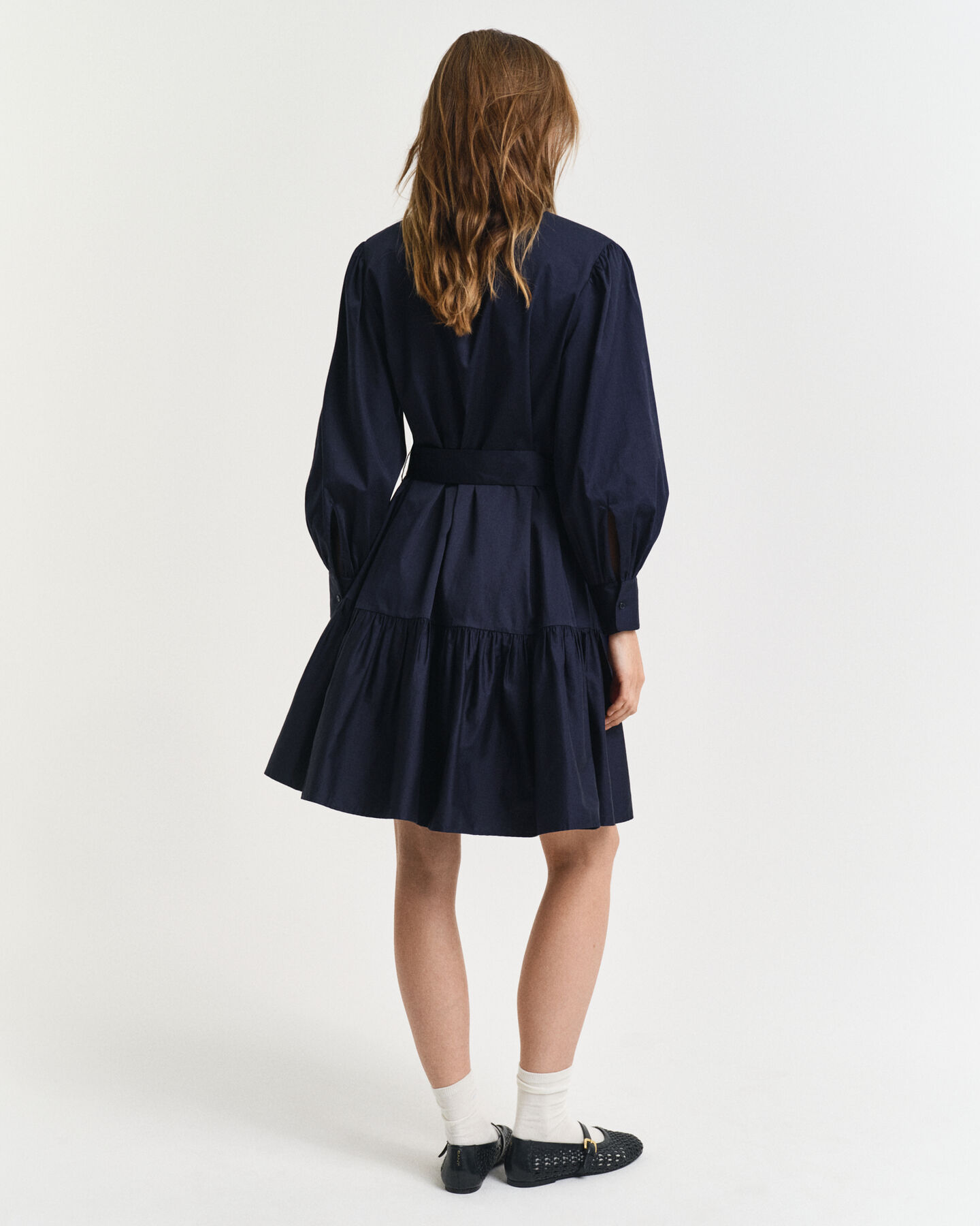 Kleid aus Baumwoll-Satin