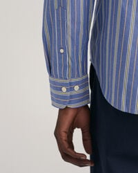 Regular Fit Popeline Hemd mit Streifen