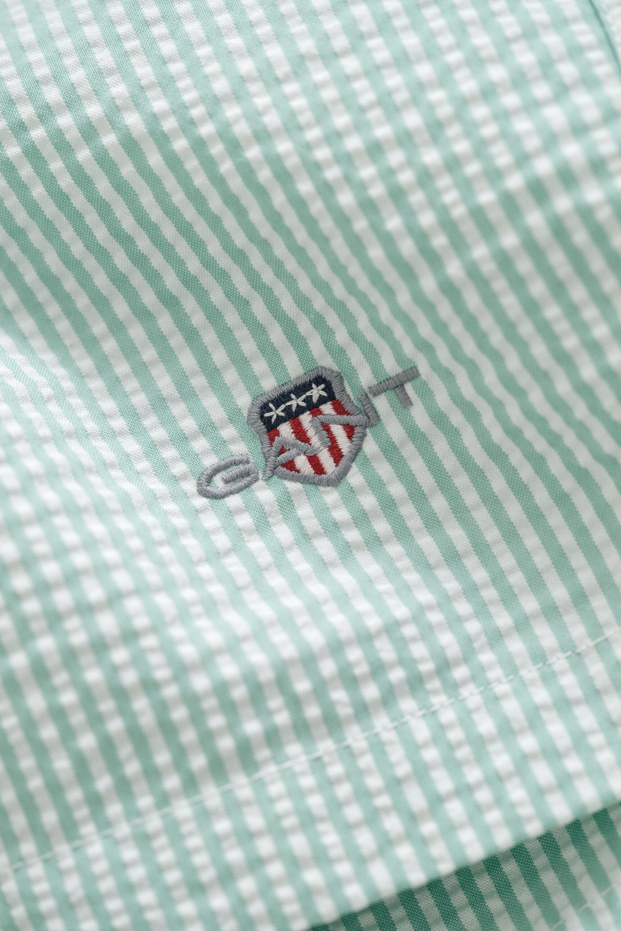 Striped Seersucker Swim Shorts