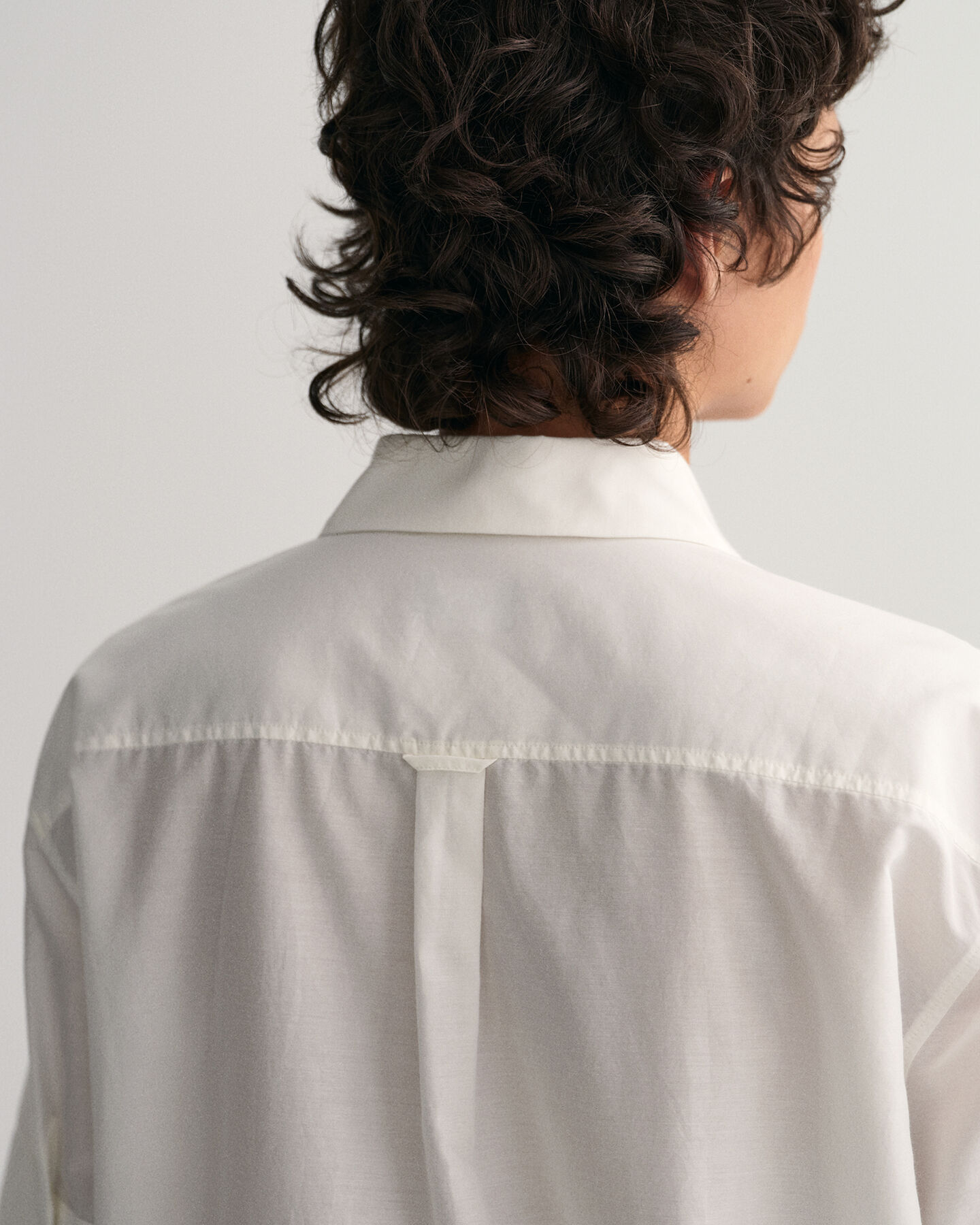 Relaxed Fit Baumwoll Seiden Kurzarmbluse