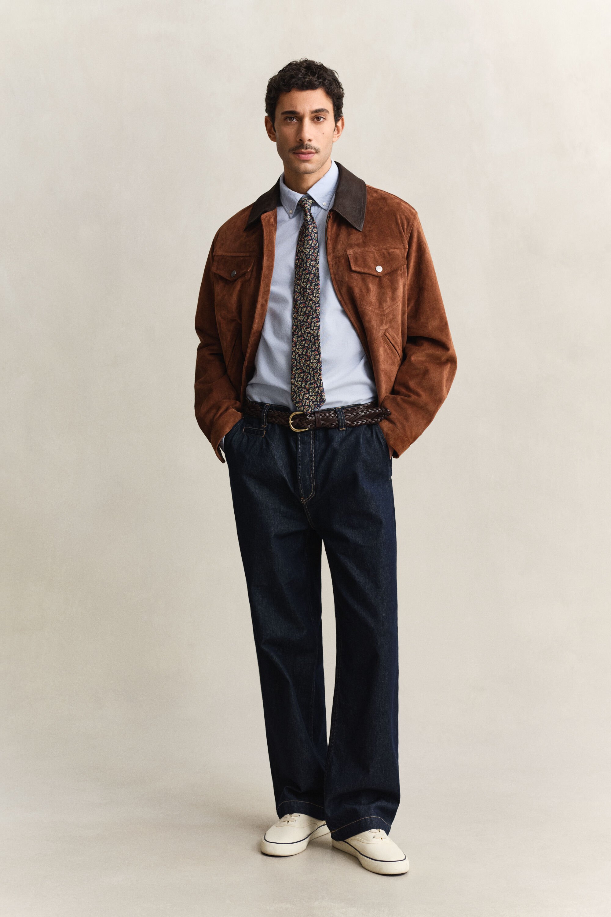 Chemise coupe slim en coton Oxford classique