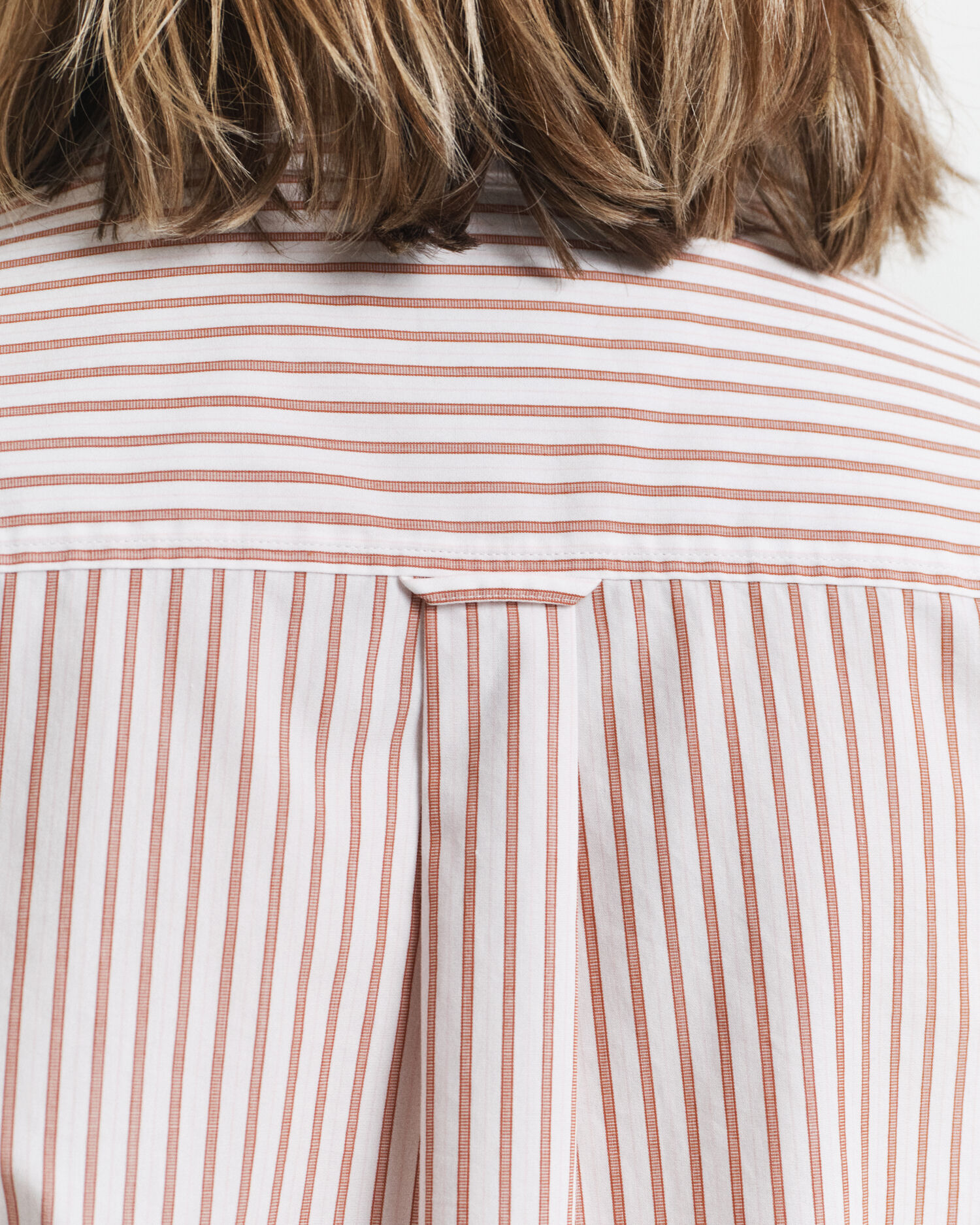 Regular Fit Classic Popeline Bluse mit Streifen