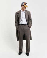 Slim Fit Stretch Popeline Hemd mit Streifen