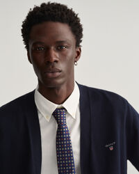 Classic V-Neck Strickjacke aus Baumwolle