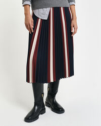 Gestreifter Faltenrock