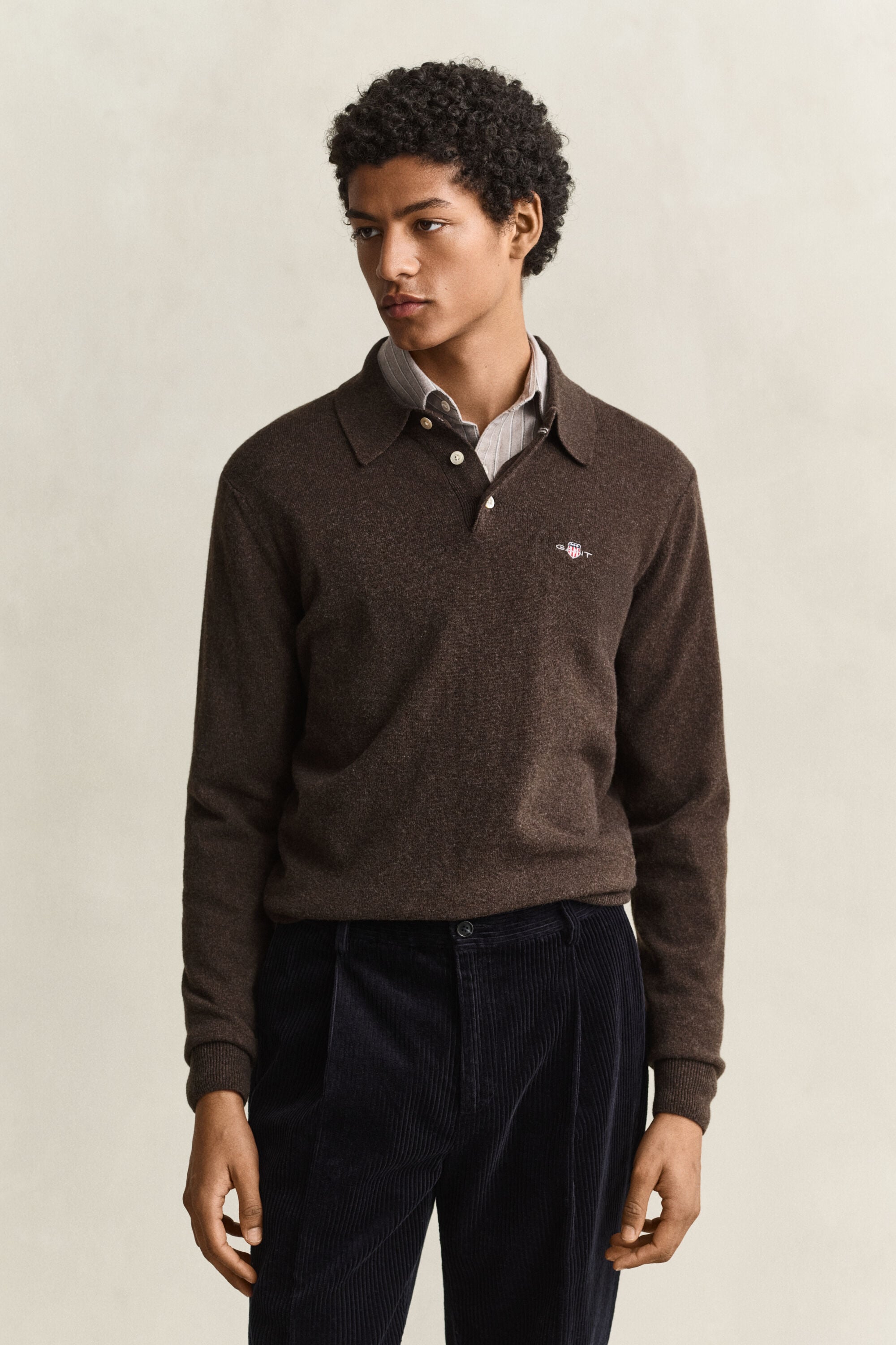 Superfine Lambswool Polopullover