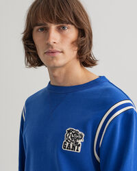 Tiger Badge Rundhals-Sweatshirt