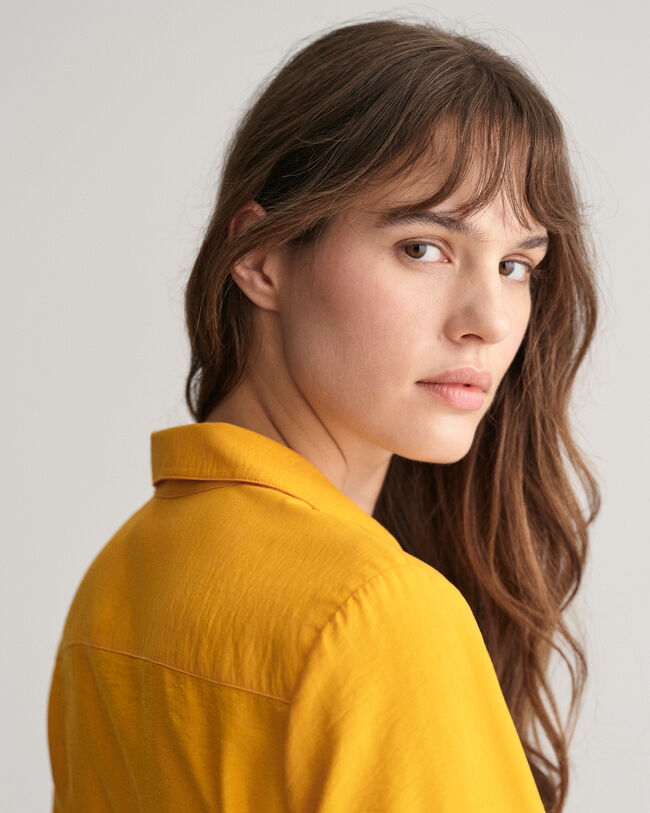 Hemdblusenkleid im Wickeldesign