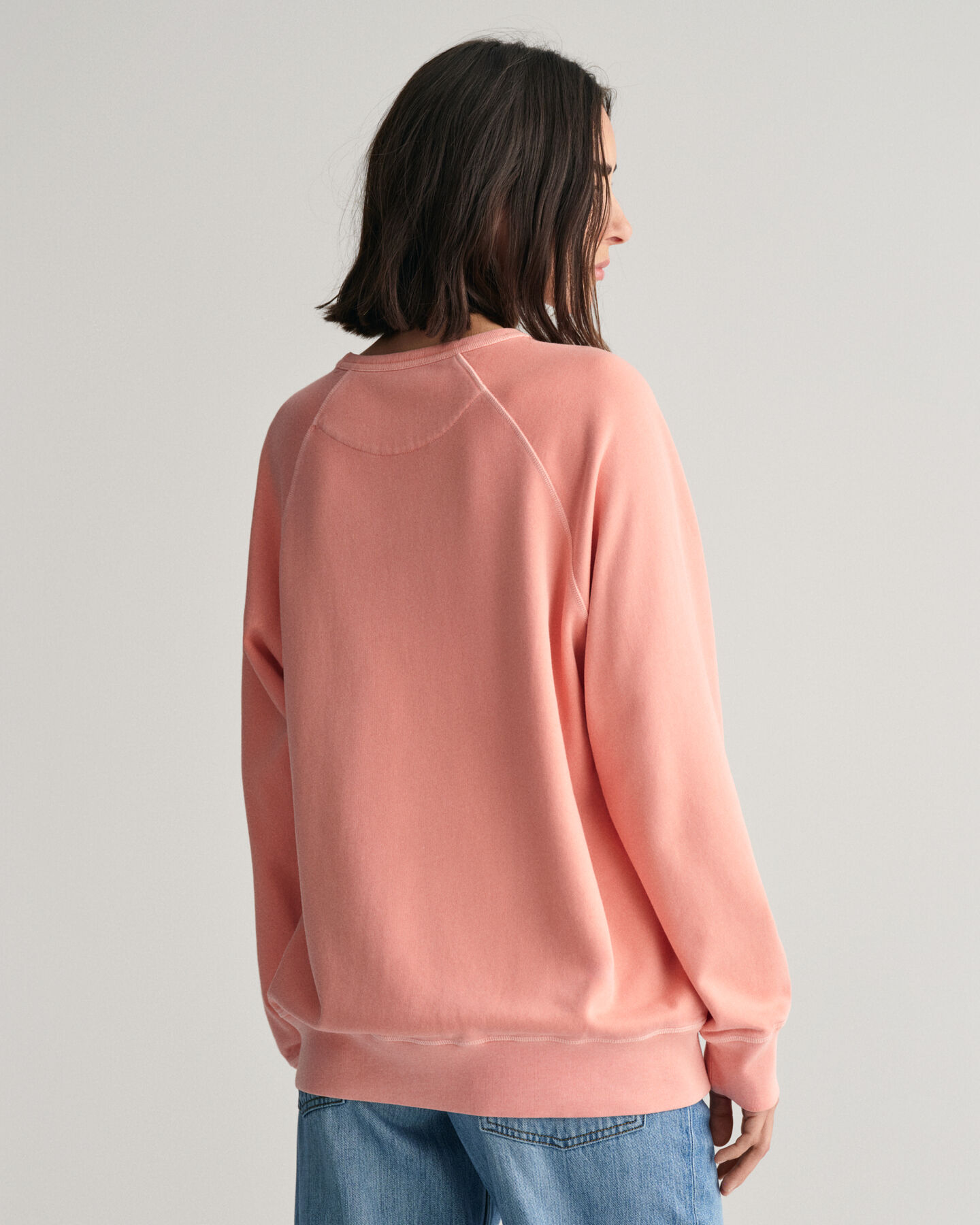 Sunfaded Rundhals-Sweatshirt