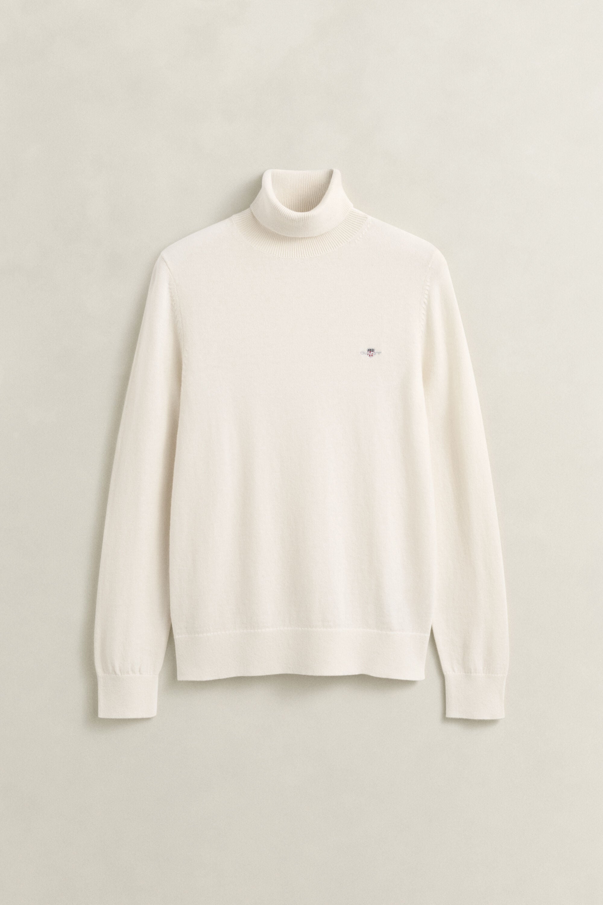 Wool Cotton Turtleneck Sweater