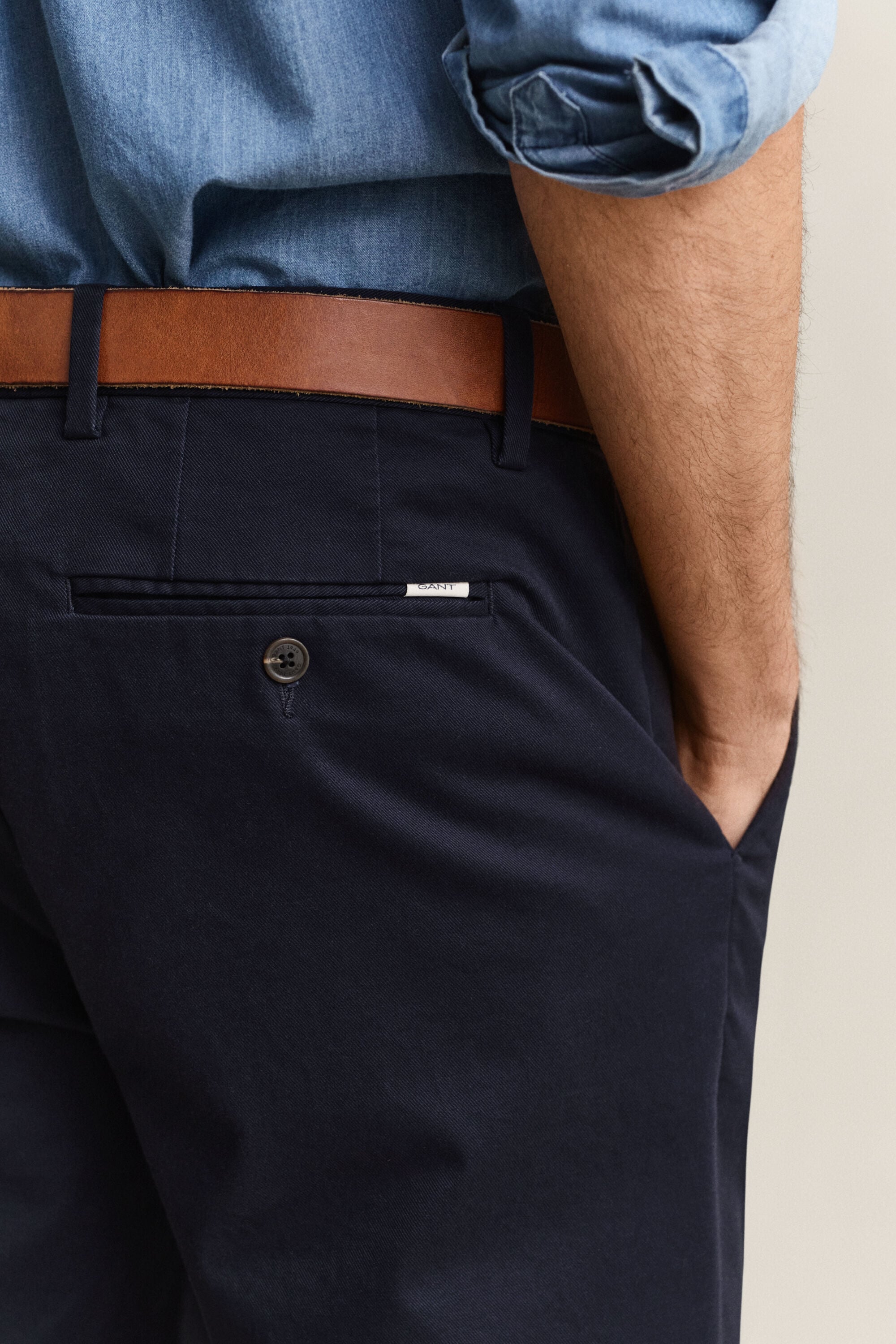 Elegante Regular Fit Chinohose