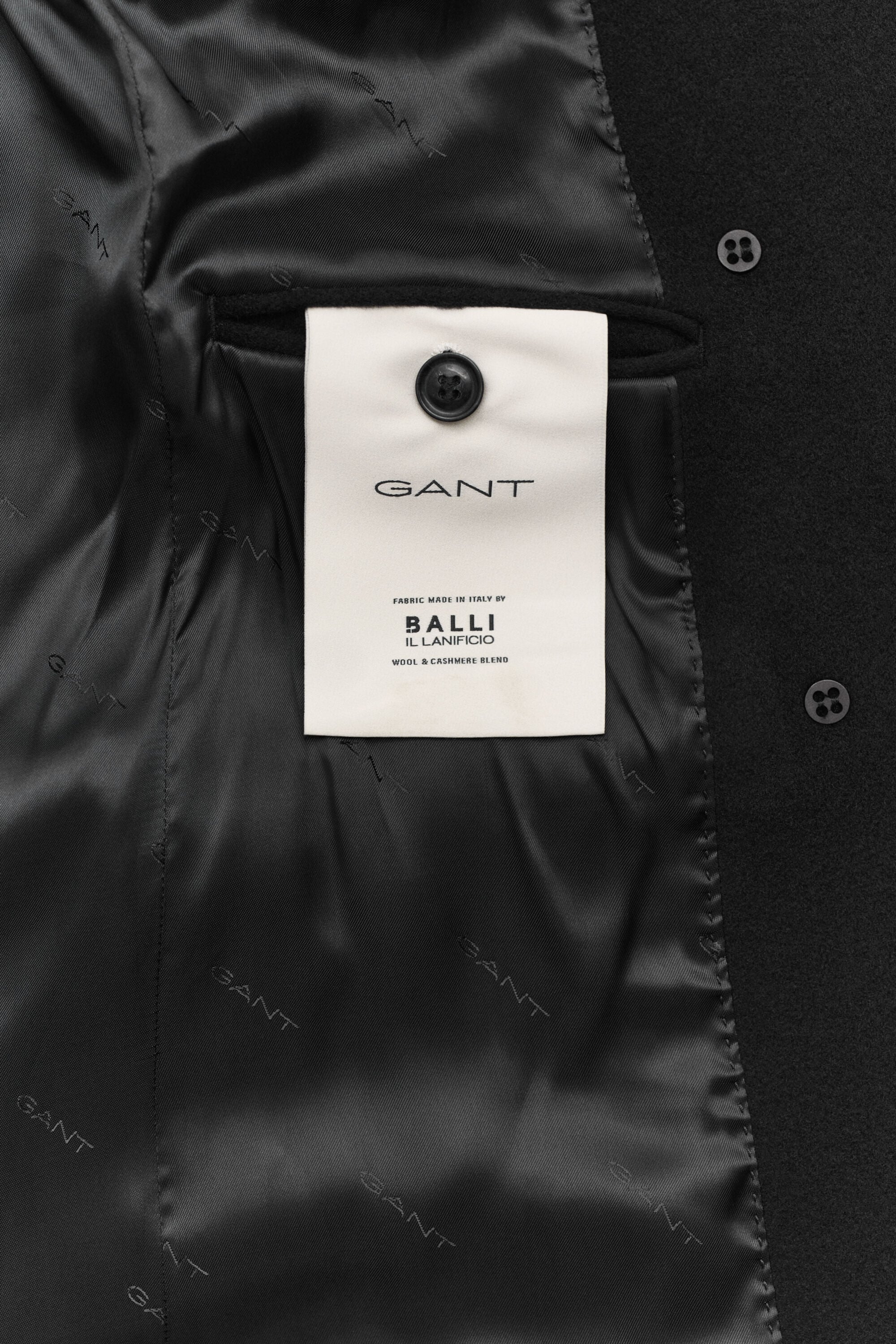 Wool Cashmere Blend Coat