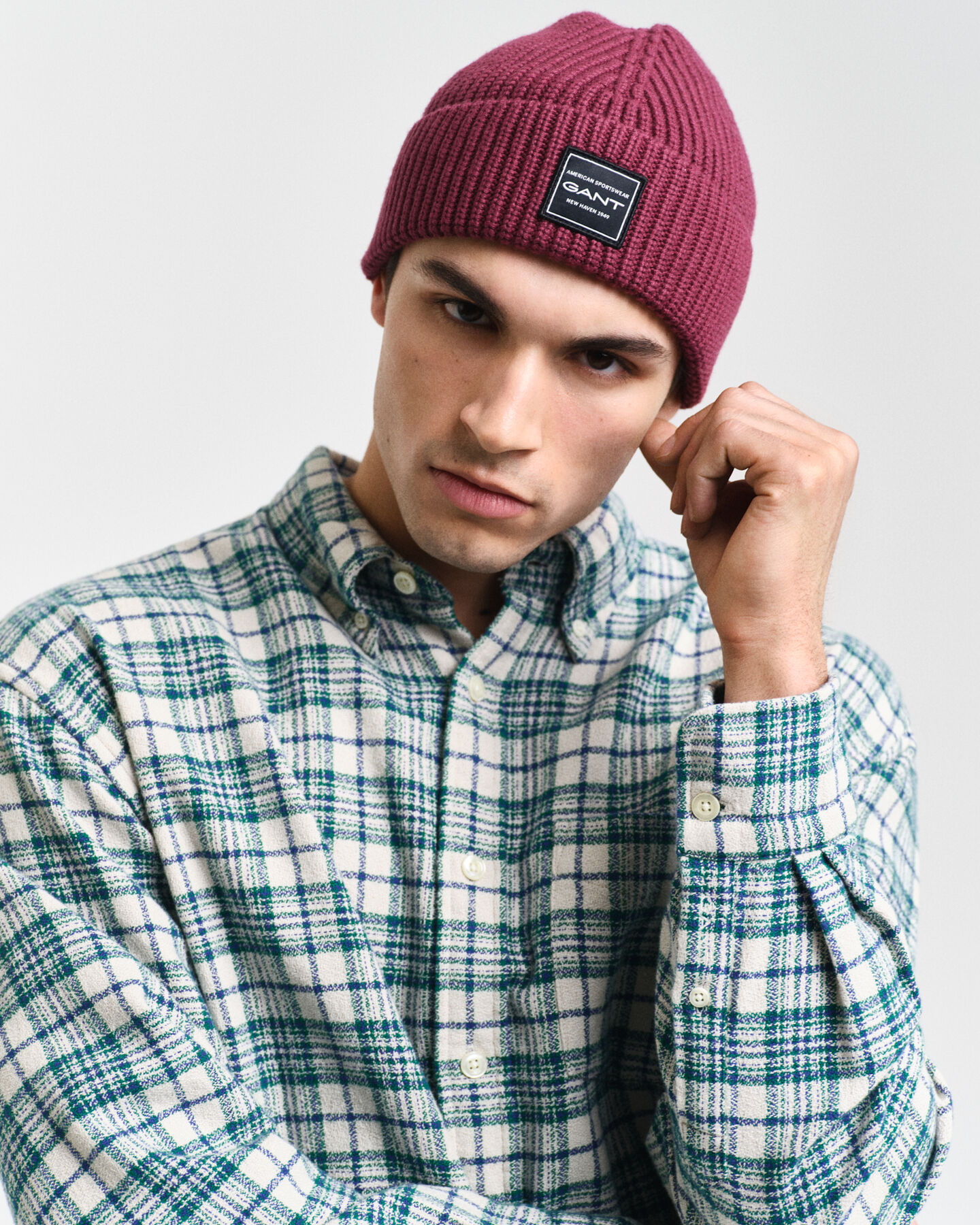 Strukturiertes Oversized Karohemd