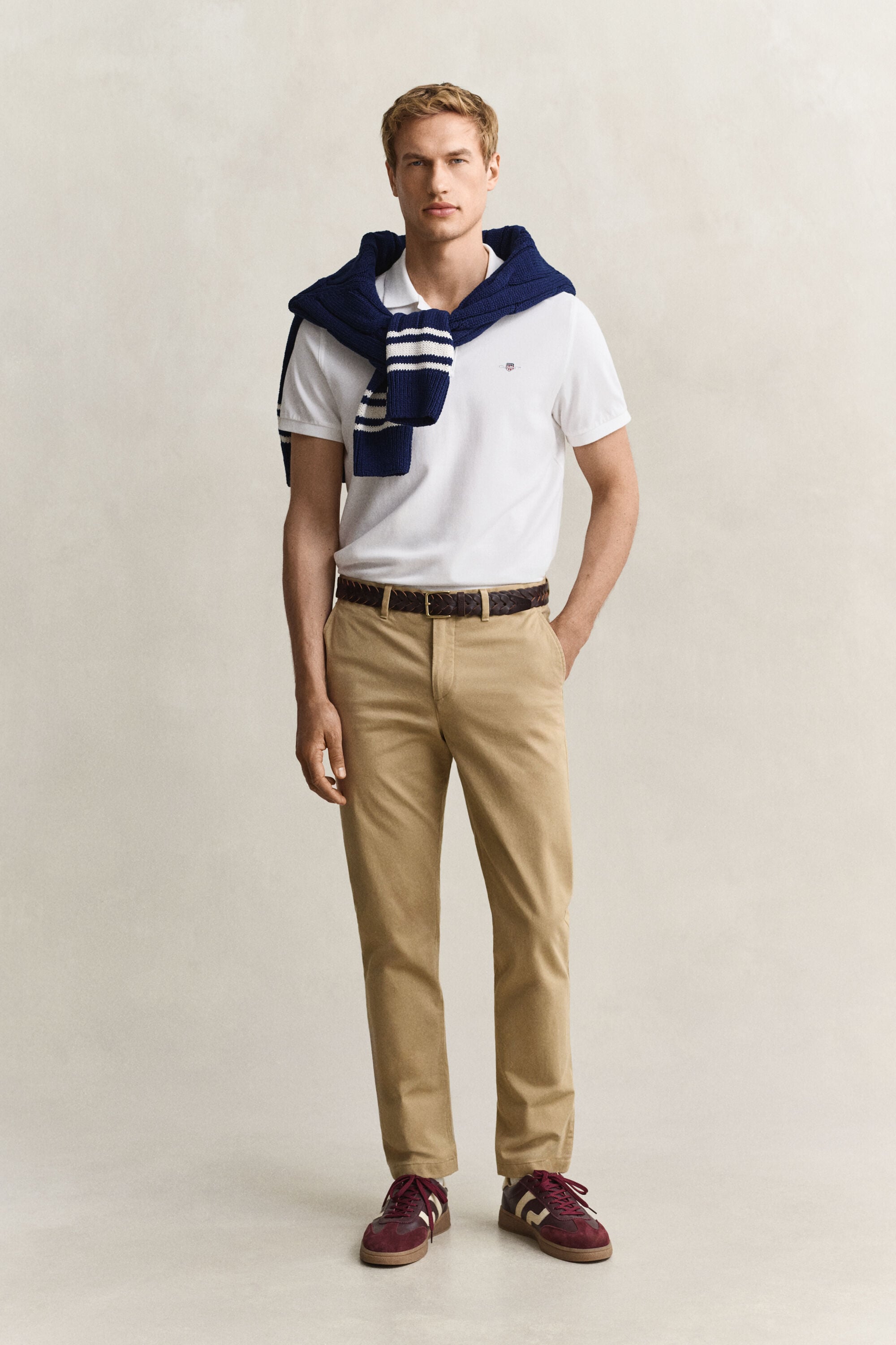 Classic Slim Fit Chinohose