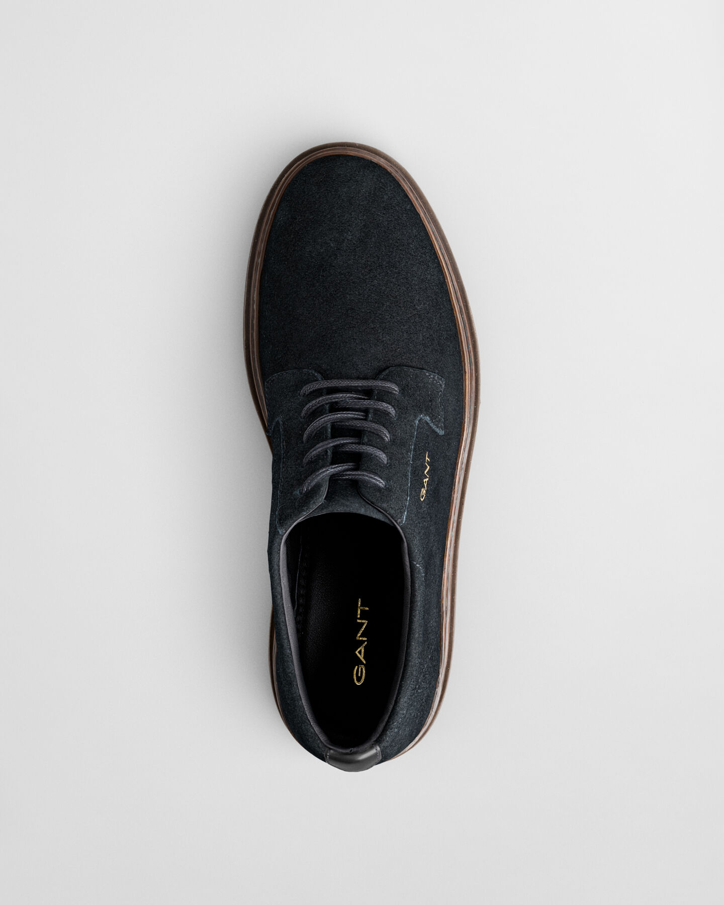 Niedriger Kinzoon Schnürschuh aus Veloursleder