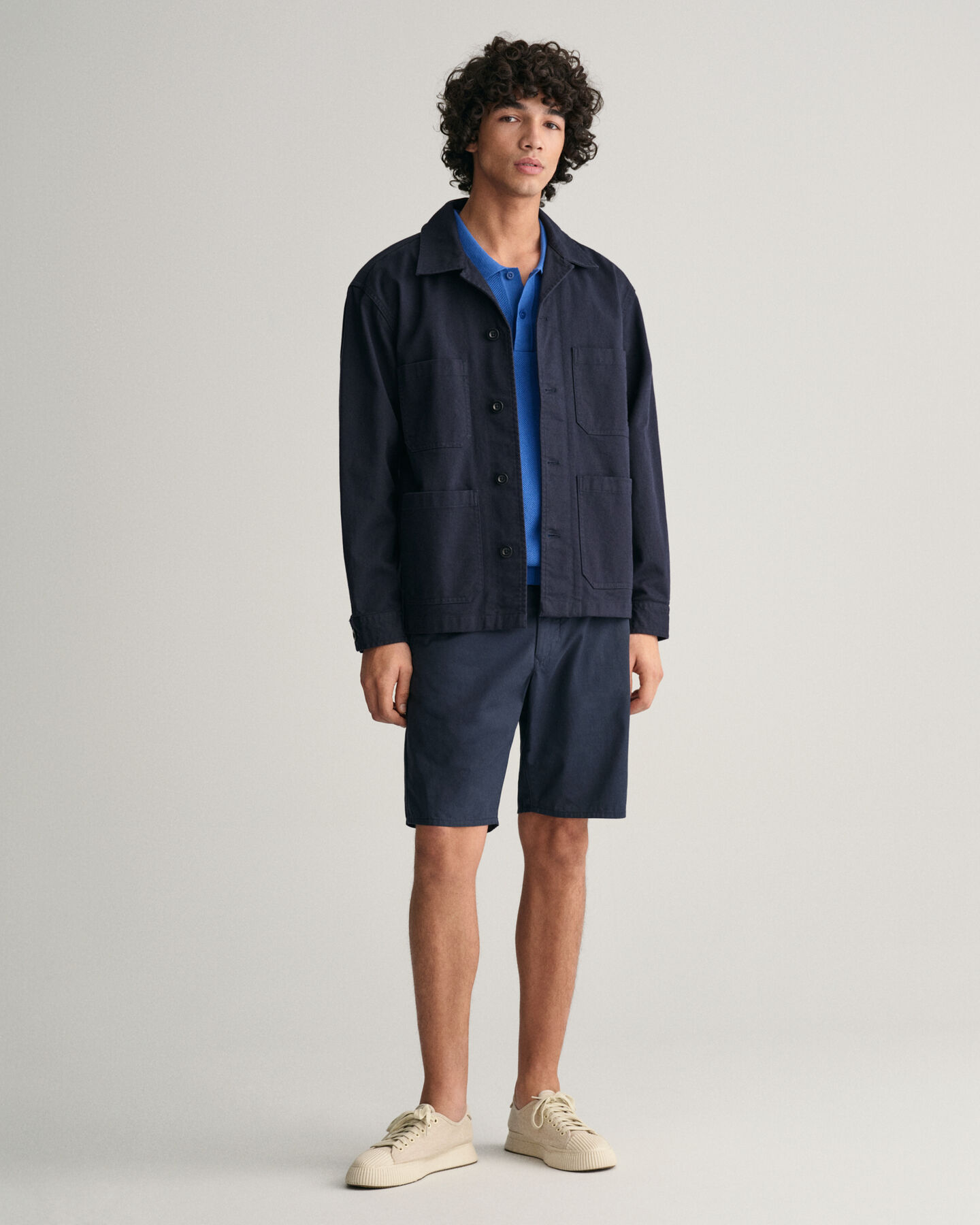 Baumwoll Piqu&eacute; Poloshirt