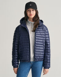 Teens Shiny Leichte Daunensteppjacke