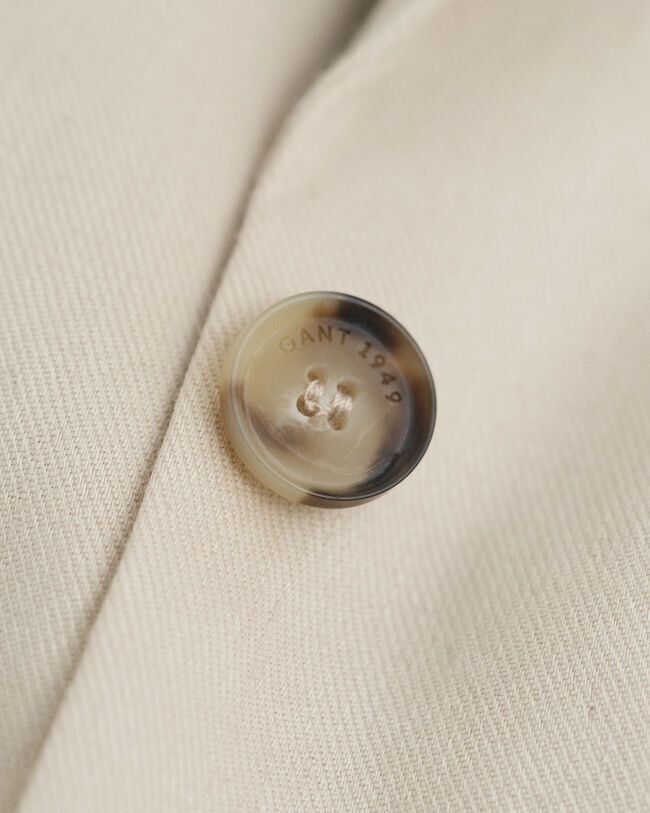 Slim Fit Blazer aus Stretch-Leinen