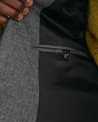 Anzugsakko mit Fischgrätmuster