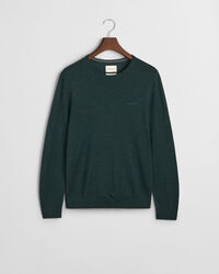 Rundhalspullover aus extra feiner Merinowolle