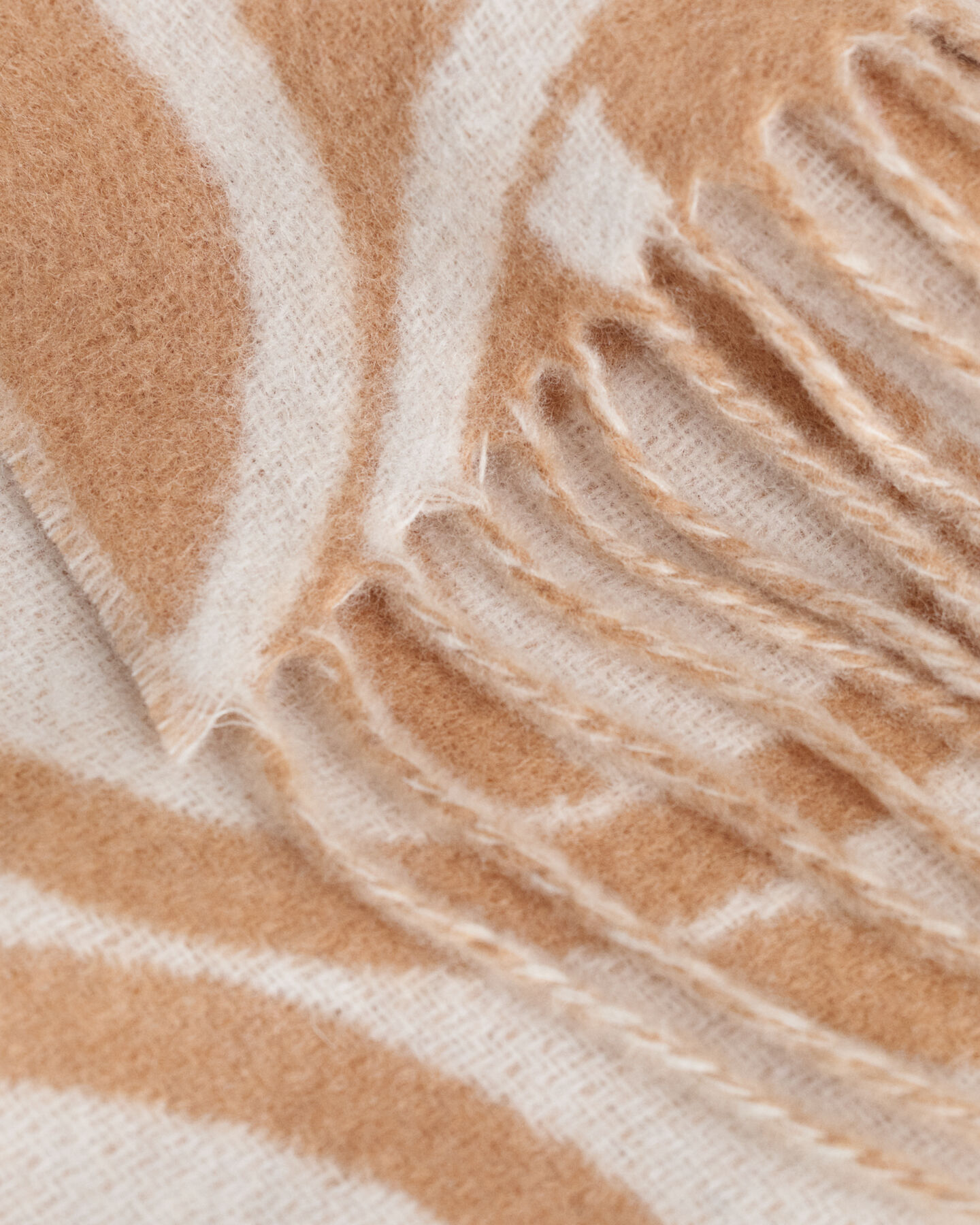 G Patterned Poncho aus Wolle