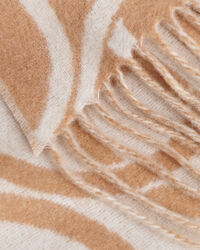 G Patterned Poncho aus Wolle