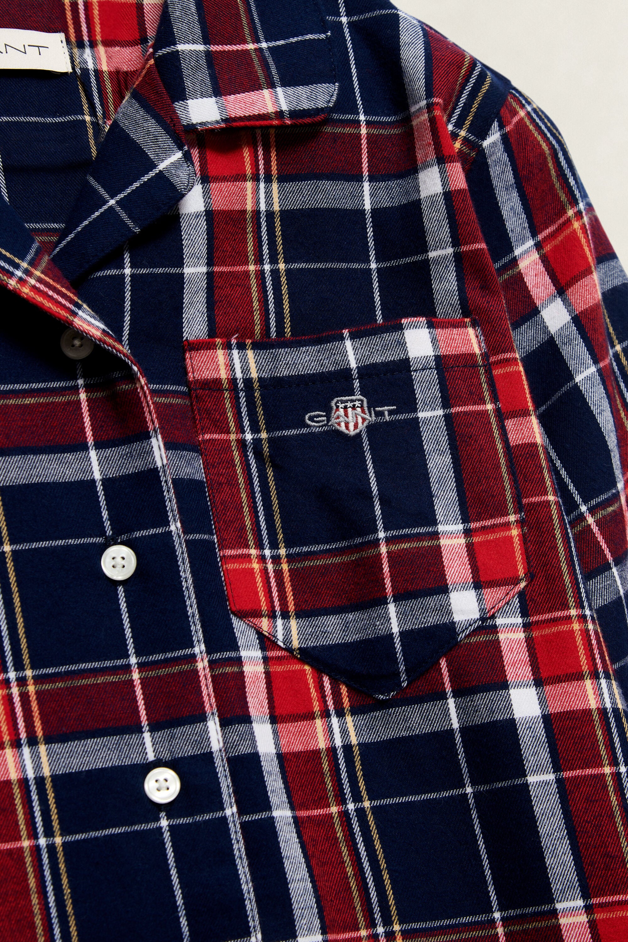 Pyjama en flanelle à motif écossais Ado