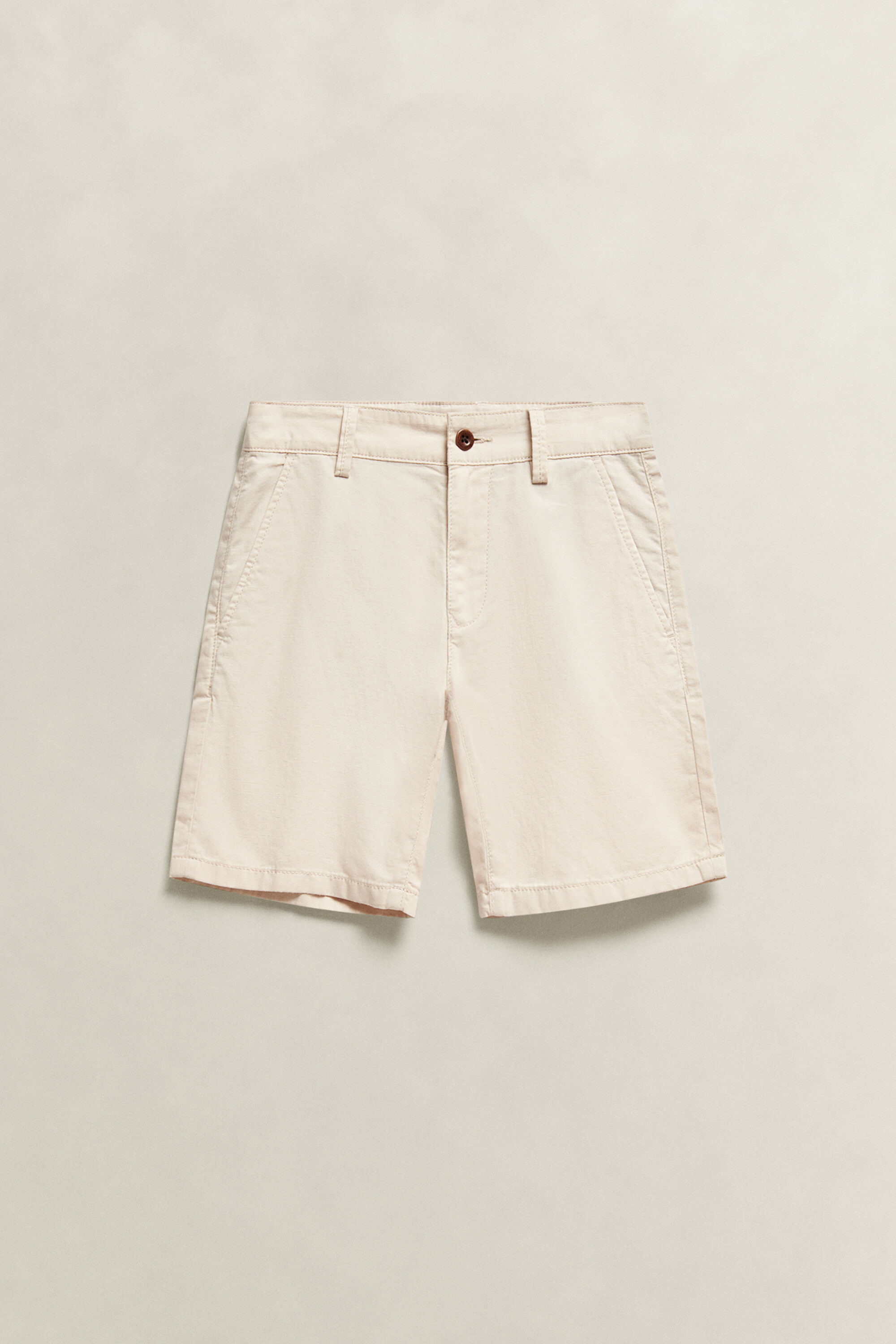 Short en lin mélangé Ado Garçon