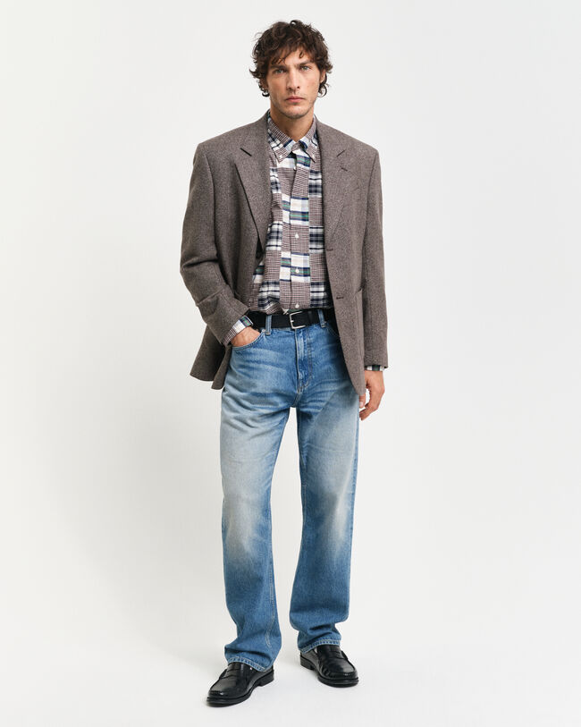 Remake Relaxed Fit Patchwork Hemd