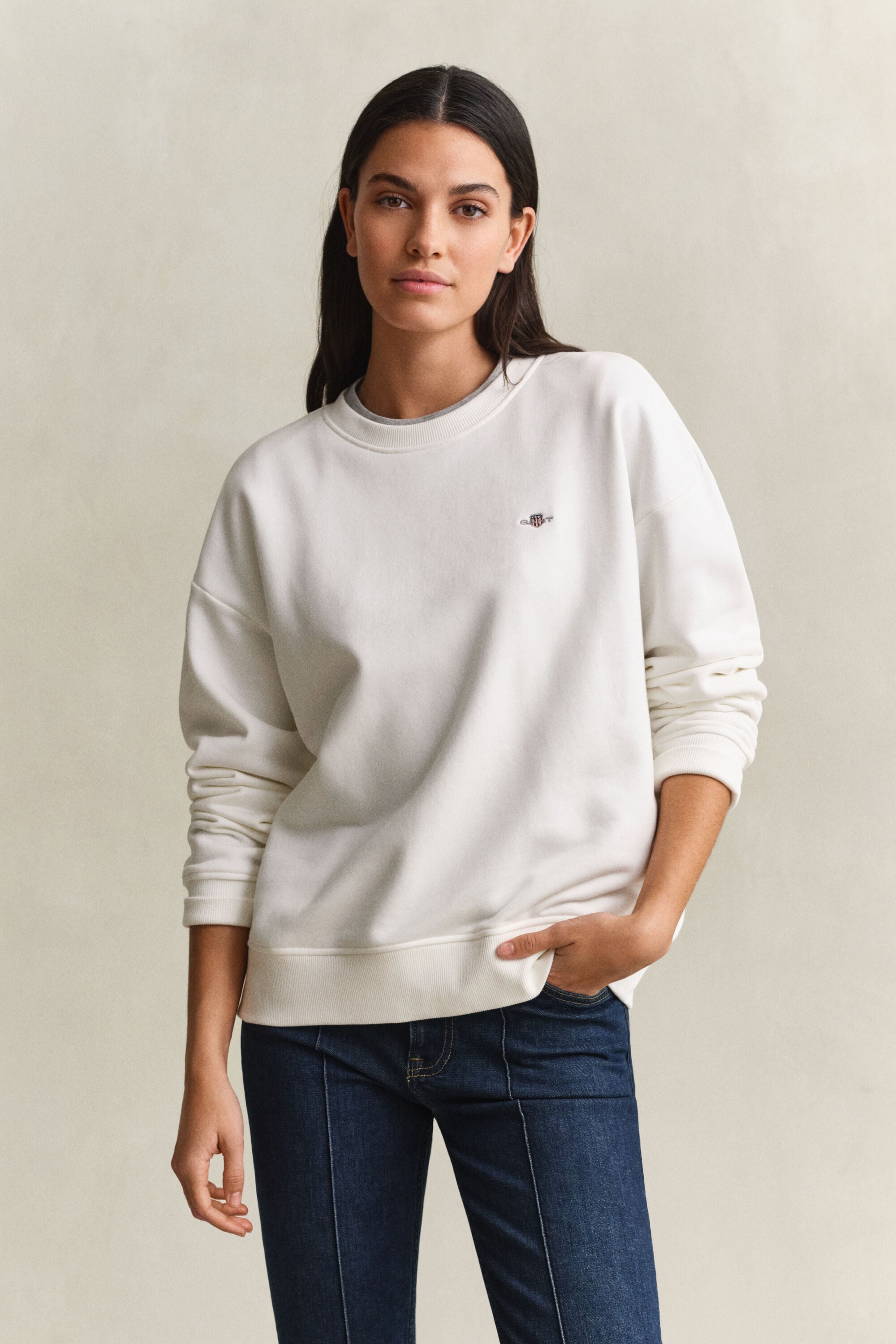 Sweat-shirt avec écusson