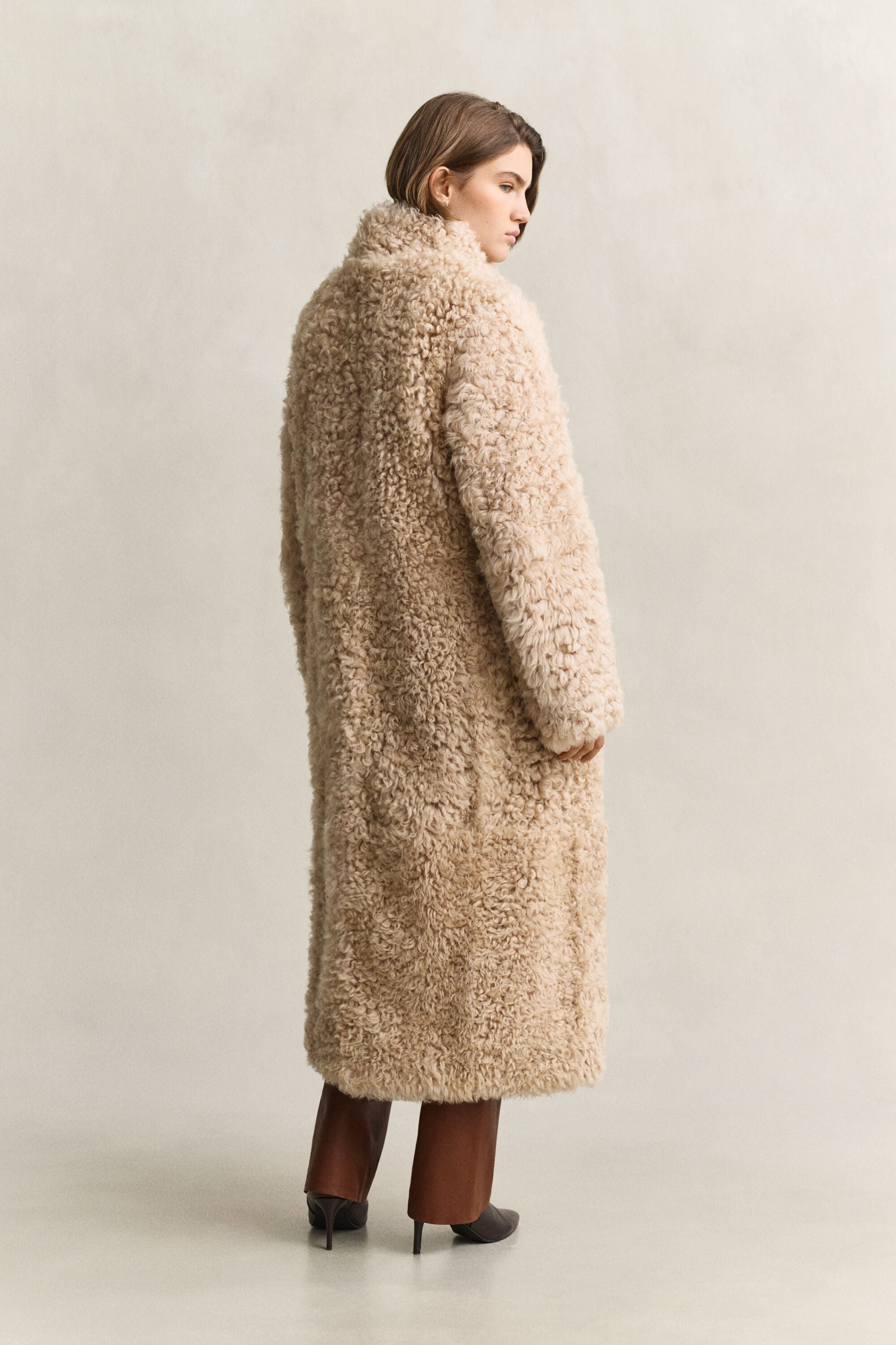 Shearling-Mantel
