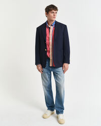 Oversized Fit Seersucker Hemd mit Streifen