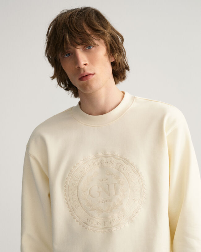 Monogram Rundhals-Sweatshirt