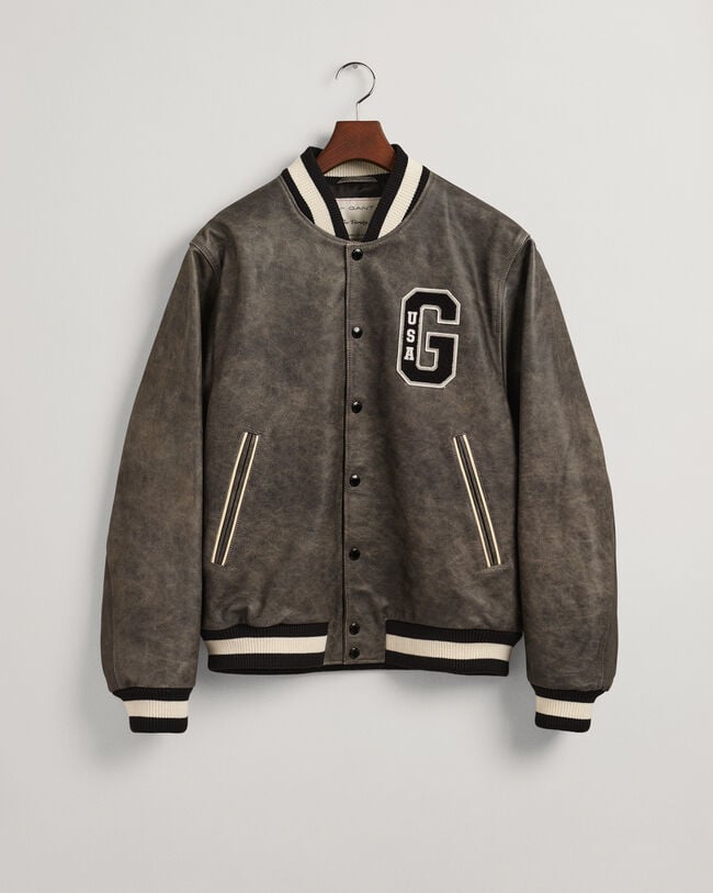 GANT Varsity Jacket aus Leder